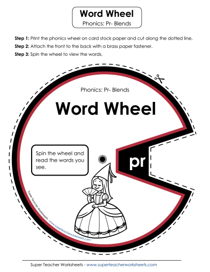 Flashcards, Slider, and Word Wheel - Word Wheel (Pr- Words) Flashcards, Slider, and Word Wheel - Word Wheel (Pr- Words)