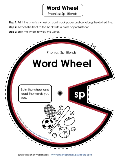Flashcards, Slider, and Word Wheel - Word Wheel (Sp- Words) Flashcards, Slider, and Word Wheel - Word Wheel (Sp- Words)