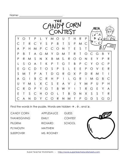 Whole Book - Wordsearch