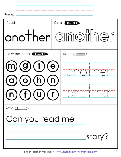 Worksheet 1: Another Worksheet 1: Another
