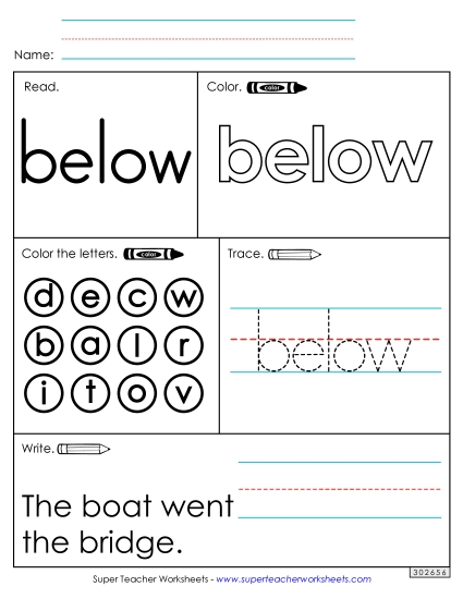 Worksheet 1: Below Worksheet 1: Below