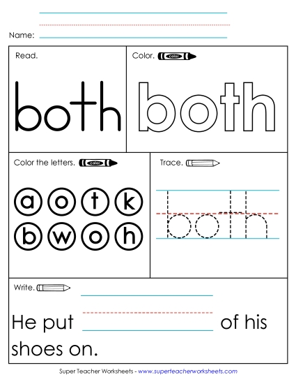 Worksheet 1: Both Worksheet 1: Both