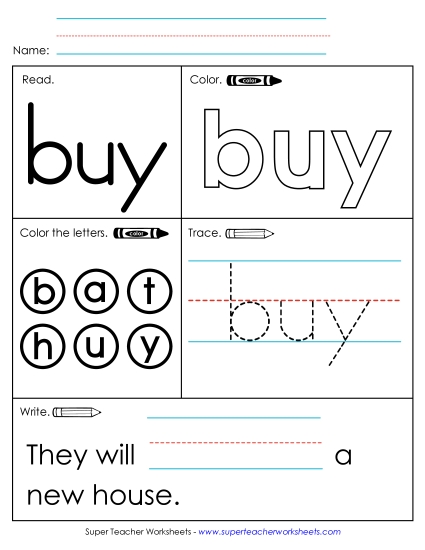 Worksheet 1: Buy Worksheet 1: Buy