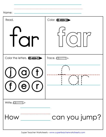 Worksheet 1: Far Worksheet 1: Far