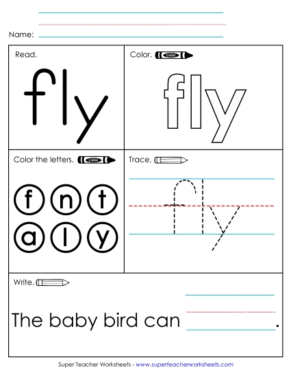 Worksheet 1: Fly Worksheet 1: Fly