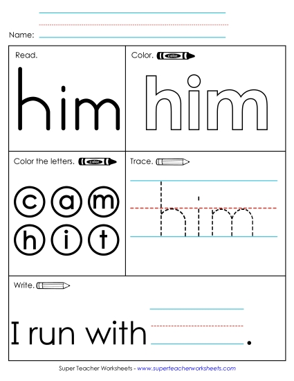 Worksheet 1: Him Worksheet 1: Him