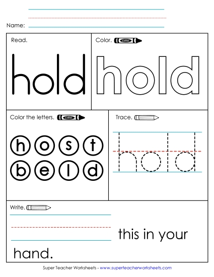 Worksheet 1: Hold Worksheet 1: Hold