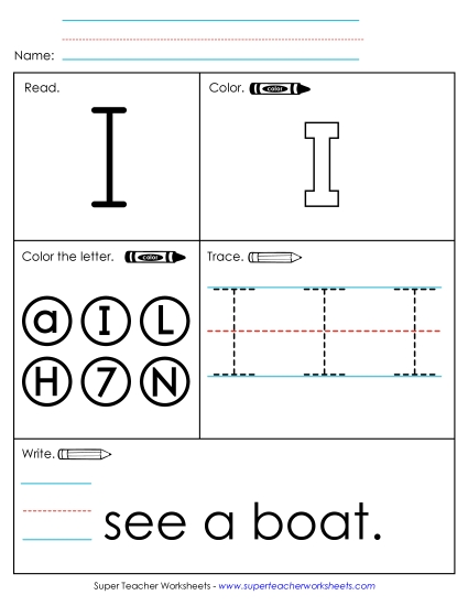 Worksheet 1: I