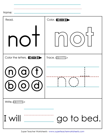 Worksheet 1: Not Worksheet 1: Not