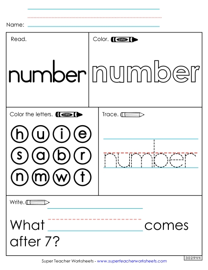 Worksheet 1: Number Worksheet 1: Number