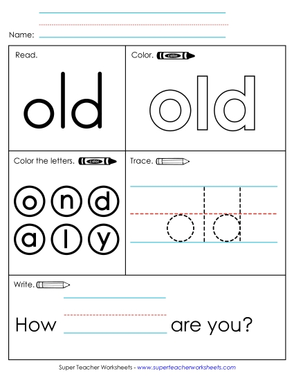 Worksheet 1: Old Worksheet 1: Old