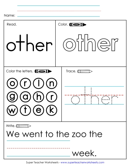 Worksheet 1: Other Worksheet 1: Other
