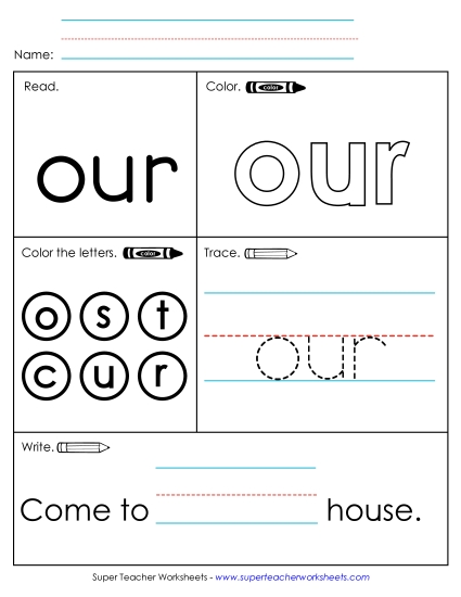 Worksheet 1: Our Worksheet 1: Our