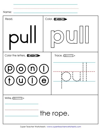 Worksheet 1: Pull Worksheet 1: Pull