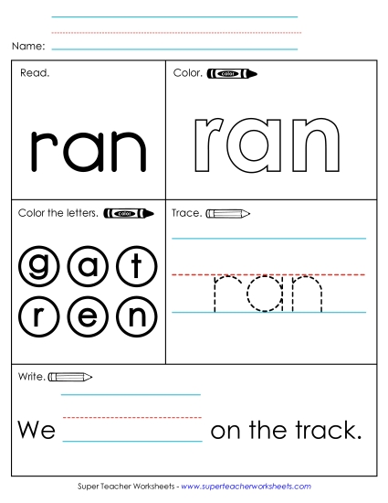Worksheet 1: Ran