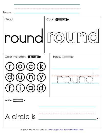 Worksheet 1: Round Worksheet 1: Round