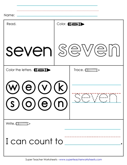 Worksheet 1: Seven Worksheet 1: Seven