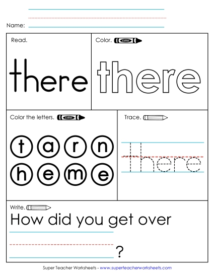 Worksheet 1: There Worksheet 1: There