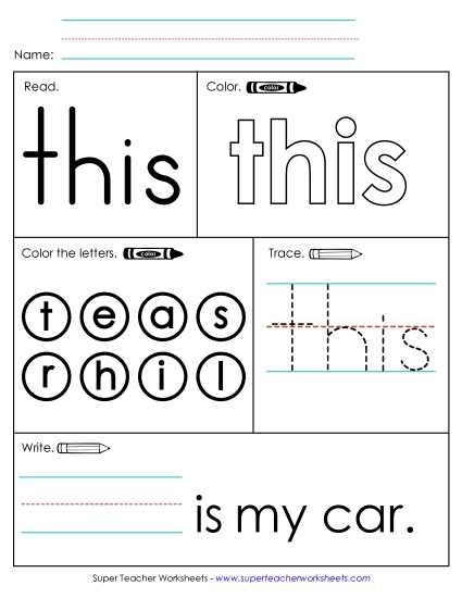 Worksheet 1: This Worksheet 1: This