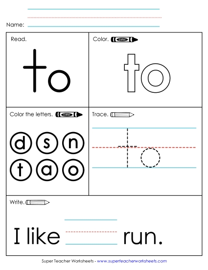 Worksheet 1: To Worksheet 1: To