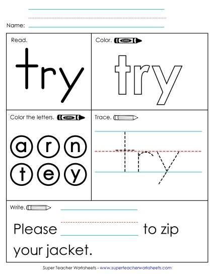 Worksheet 1: Try Worksheet 1: Try