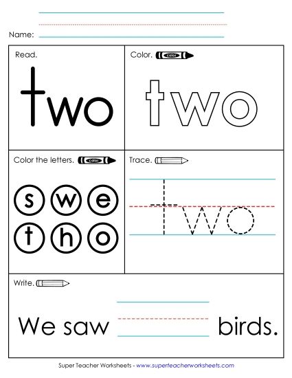 Worksheet 1: Two