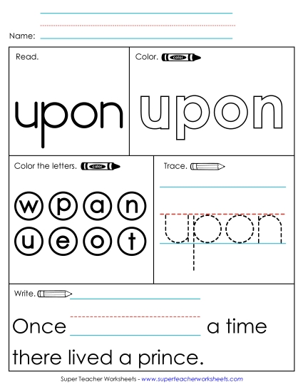 Worksheet 1: Upon