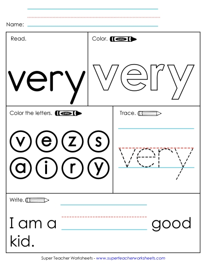 Worksheet 1: Very Worksheet 1: Very