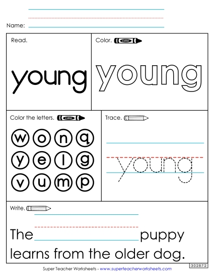 Worksheet 1: Young Worksheet 1: Young