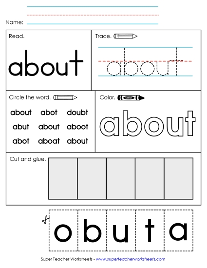 Worksheet 2: About