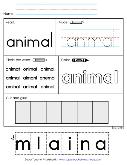 Worksheet 2: Animal Worksheet 2: Animal