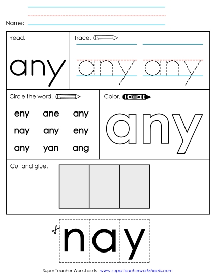 Worksheet 2: Any