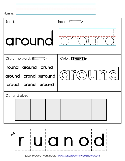 Worksheet 2: Around Worksheet 2: Around