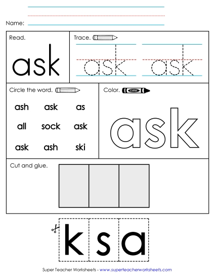 Worksheet 2: Ask Worksheet 2: Ask