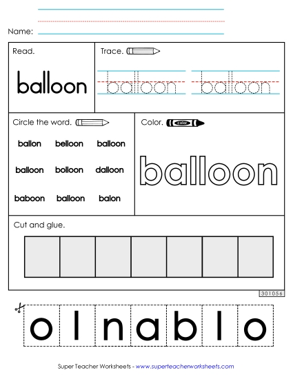 Worksheet 2: Balloon Worksheet 2: Balloon