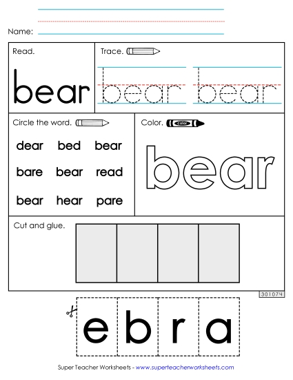 Worksheet 2: Bear Worksheet 2: Bear