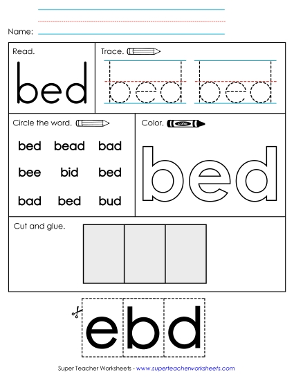 Worksheet 2: Bed