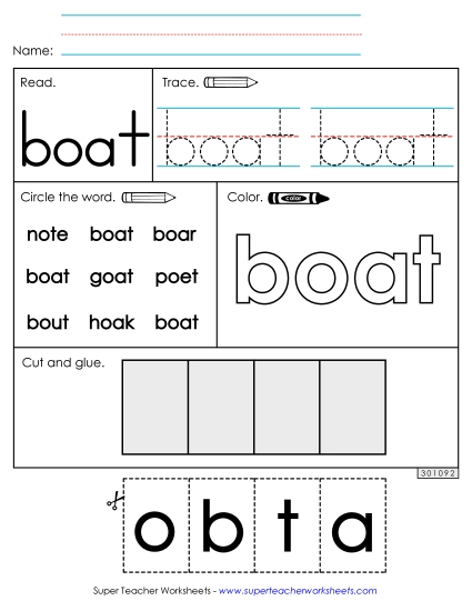 Worksheet 2: Boat Worksheet 2: Boat