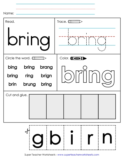 Worksheet 2: Bring Worksheet 2: Bring