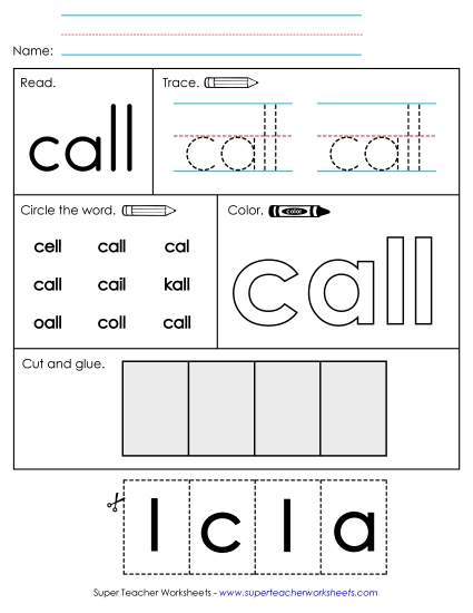 Worksheet 2: Call Worksheet 2: Call