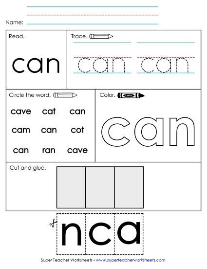 Worksheet 2: Can Worksheet 2: Can