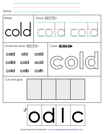 Worksheet 2: Cold Worksheet 2: Cold