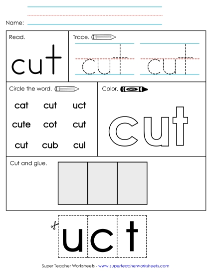 Worksheet 2: Cut Worksheet 2: Cut
