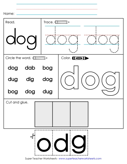 Worksheet 2: Dog