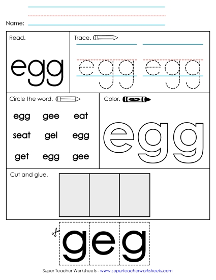 Worksheet 2: Egg