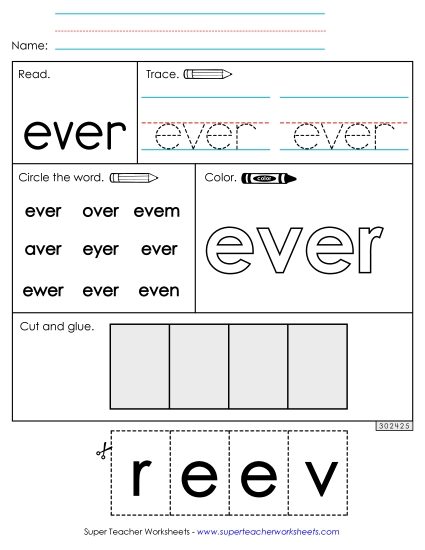 Worksheet 2: Ever Worksheet 2: Ever