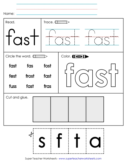 Worksheet 2: Fast Worksheet 2: Fast
