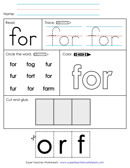 Worksheet 2: For Worksheet 2: For