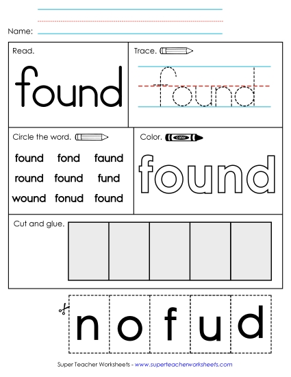 Worksheet 2: Found Worksheet 2: Found