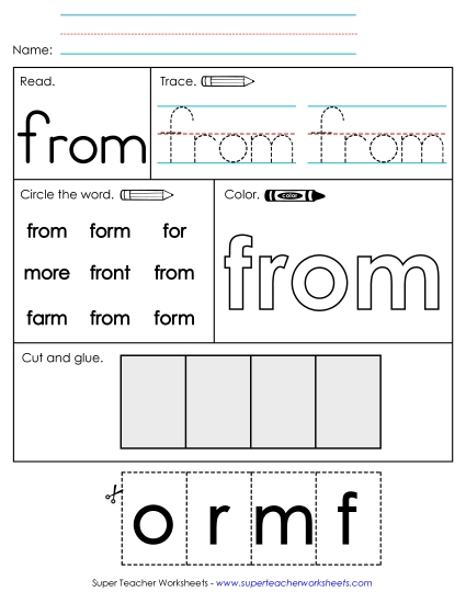 Worksheet 2: From Worksheet 2: From